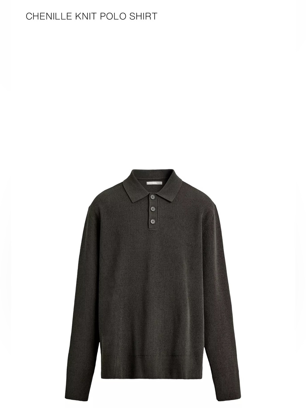 Zara Chenille Polo Shirt - Men’s